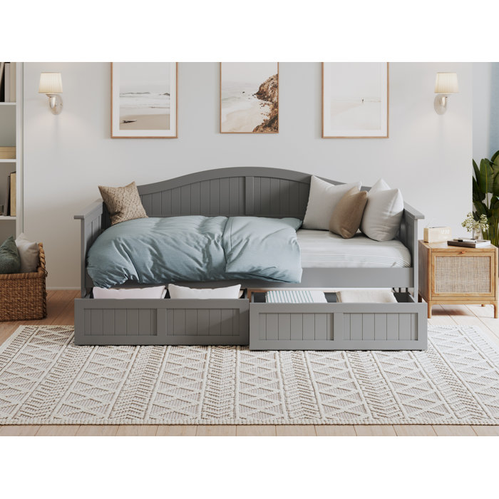 AFI Furnishings Nantucket Cottage Slatted Solid Wood Twin Daybed with